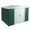 10 X 8 Green Metal Apex Shed Includes Floor (3.13m X 2.42m)