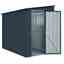 5 X 8 Premier Easyfix - Lean To Pent - Metal Shed - Anthracite Grey (1.55m X 2.42m)